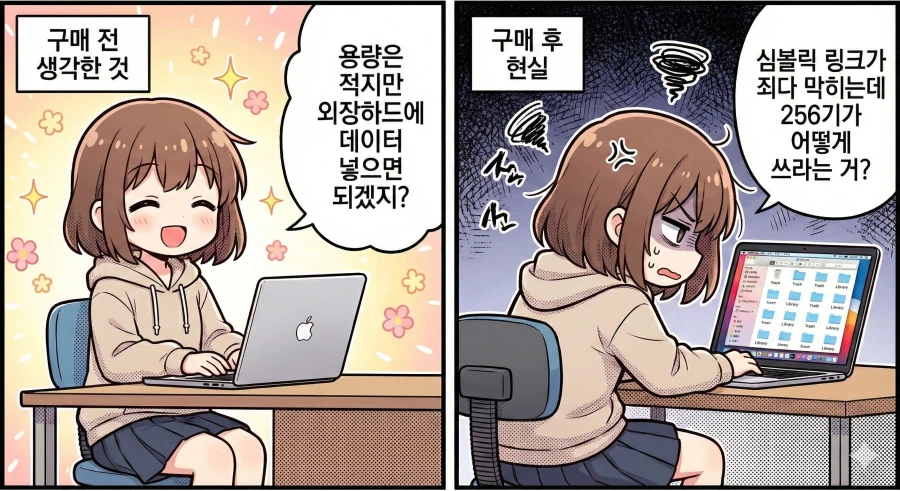 맥북 사기 전 생각한 꿈 vs 현실