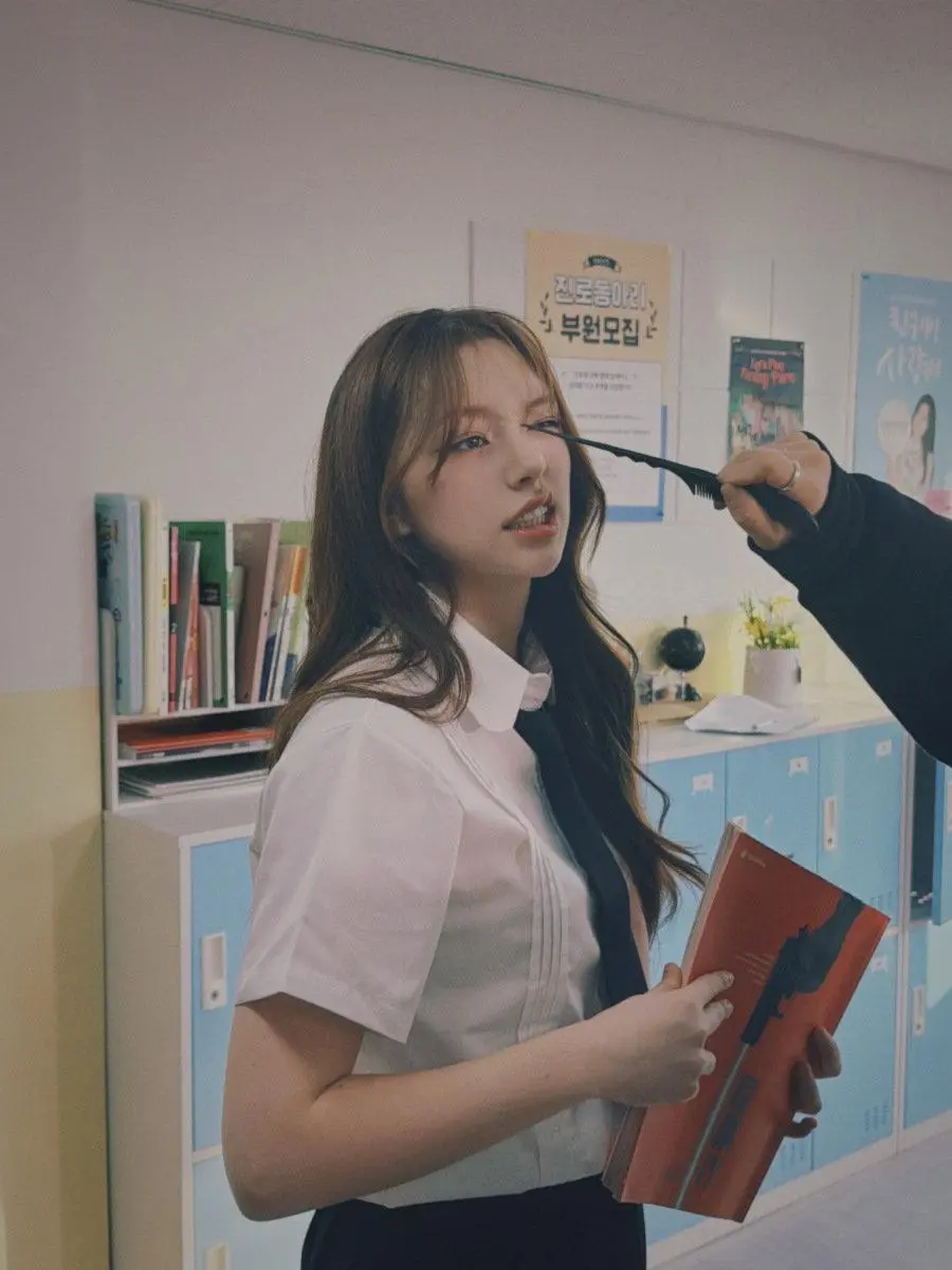 화보 찍다가 놀란 문샤넬