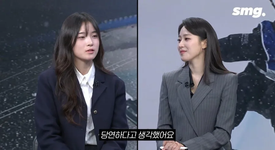 아나운서를 반성하게 만든 최가온 인터뷰