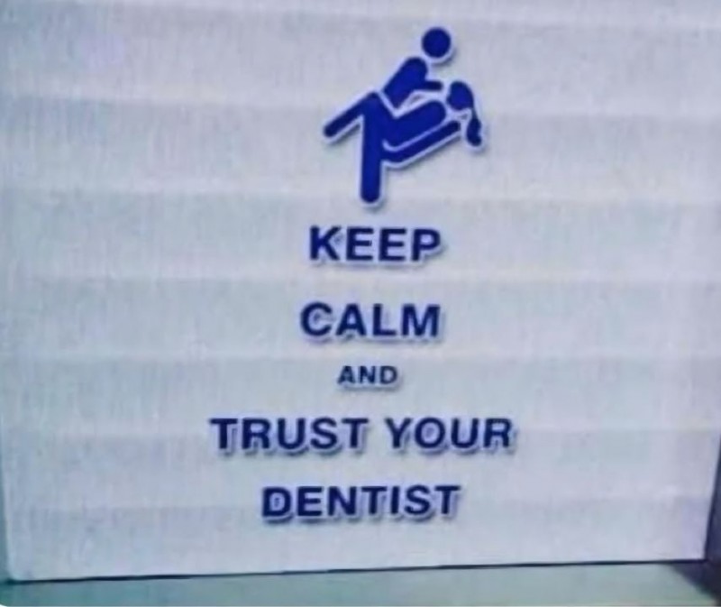 치과 로고가 이상하다