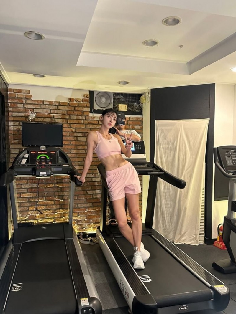 육상선수 김민지 SNS