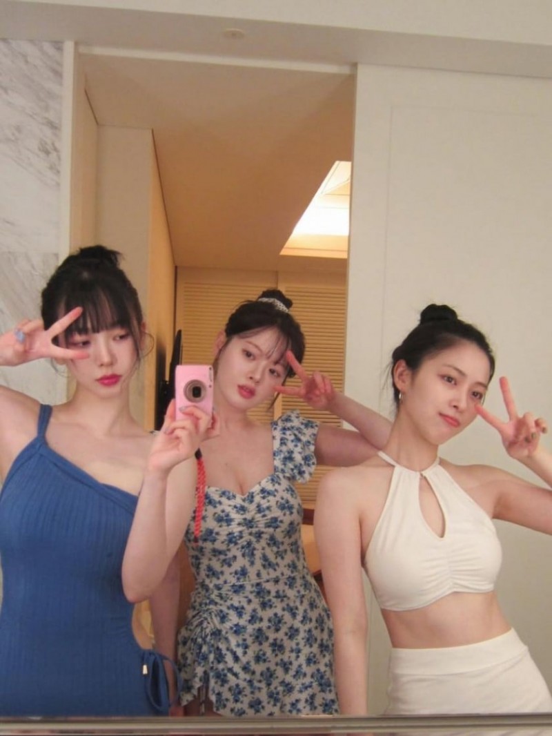 찐친과 놀러간 에스파 카리나 (feat. 류진, 한수아)