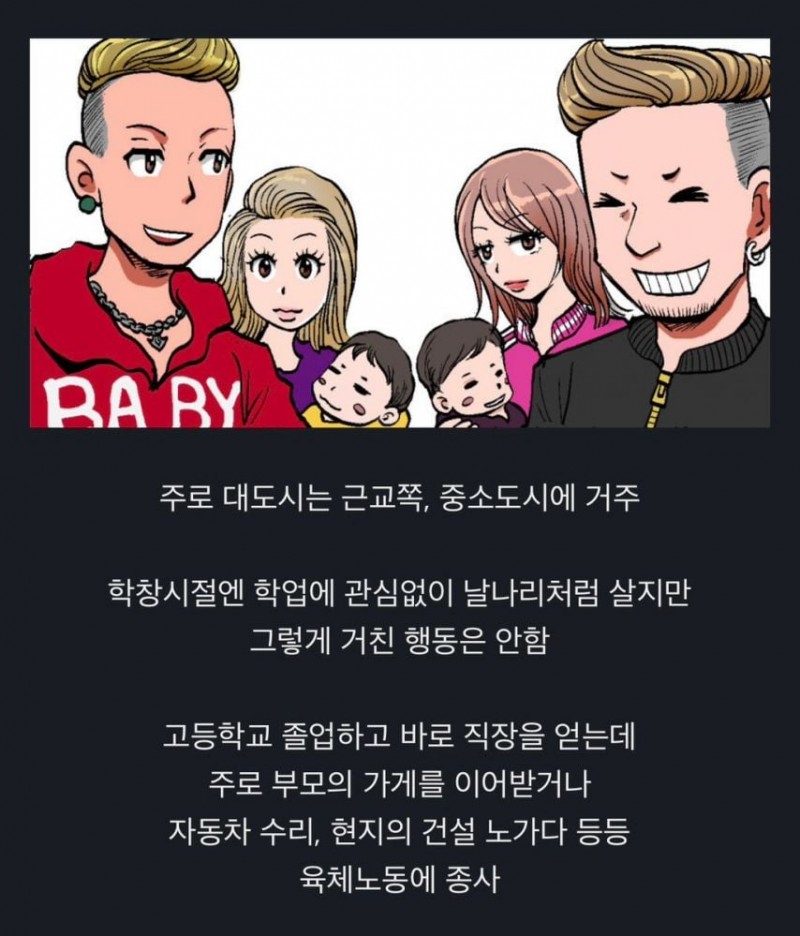 요즘 일본의 신세대라는 “마일드양키”