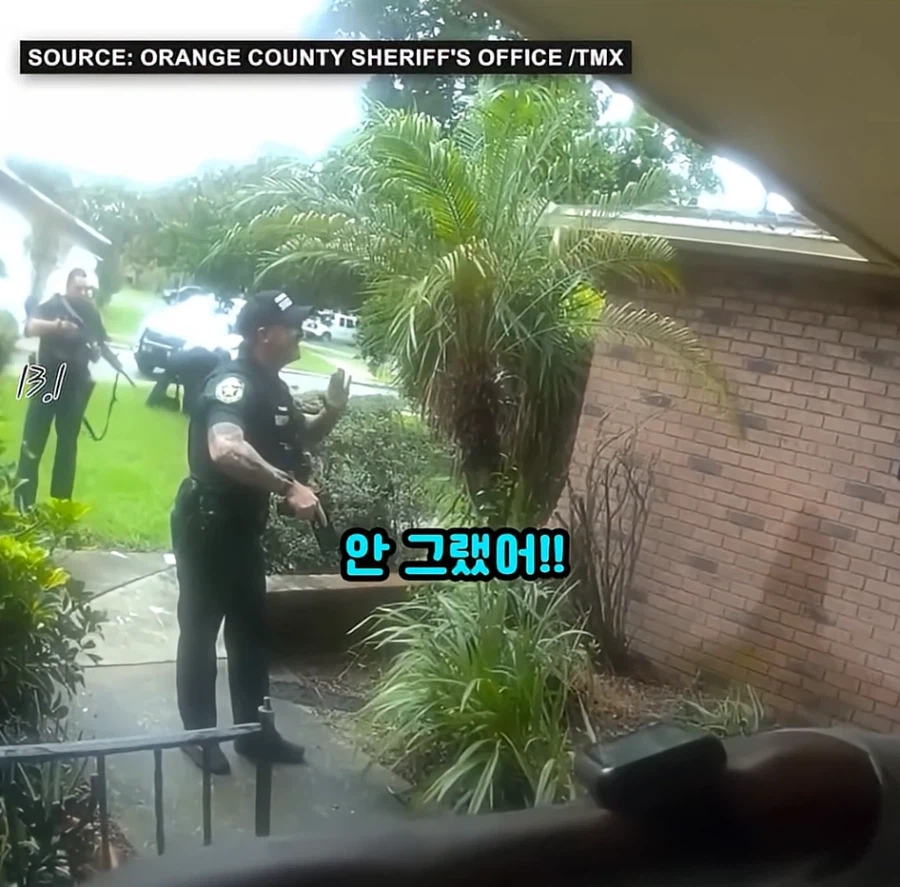 미국 경찰 우발 총기 사고