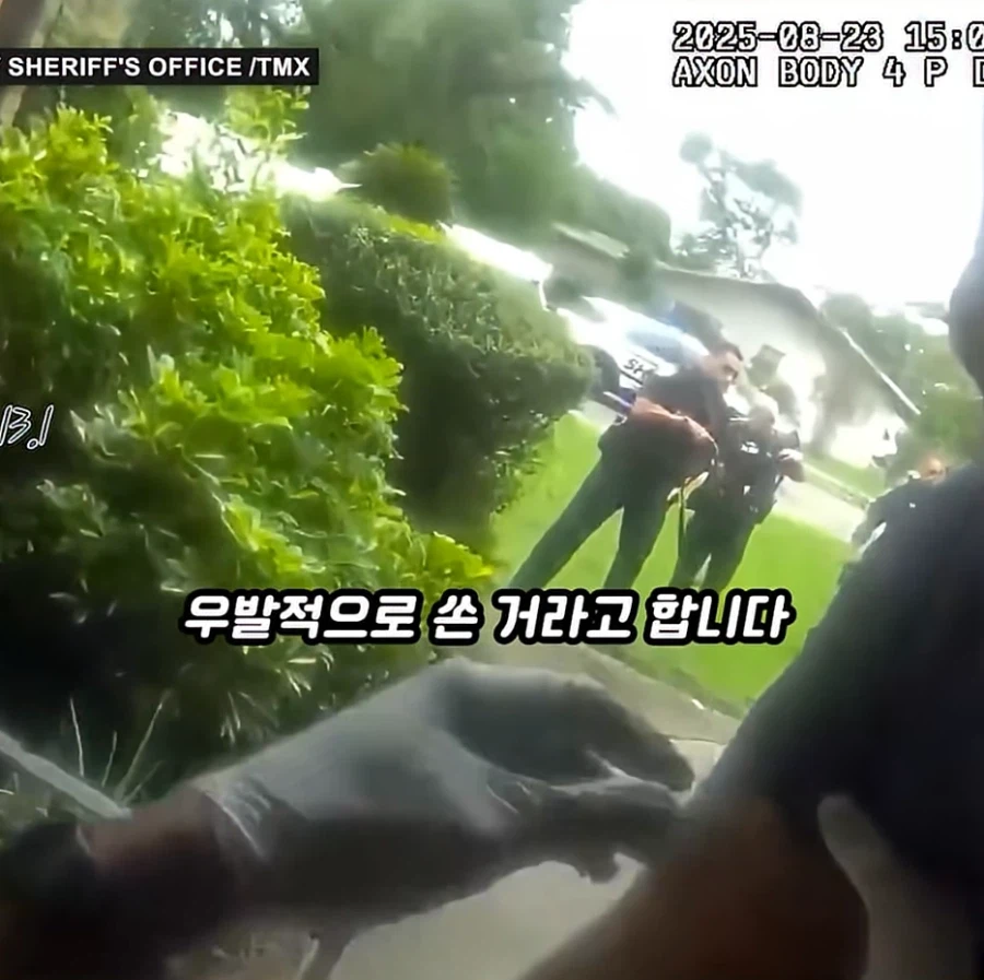 미국 경찰 우발 총기 사고