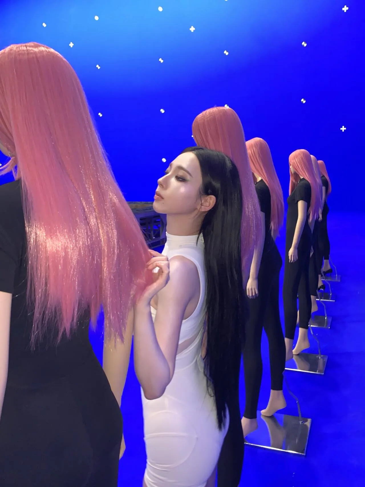 오늘자 카리나 바디수트