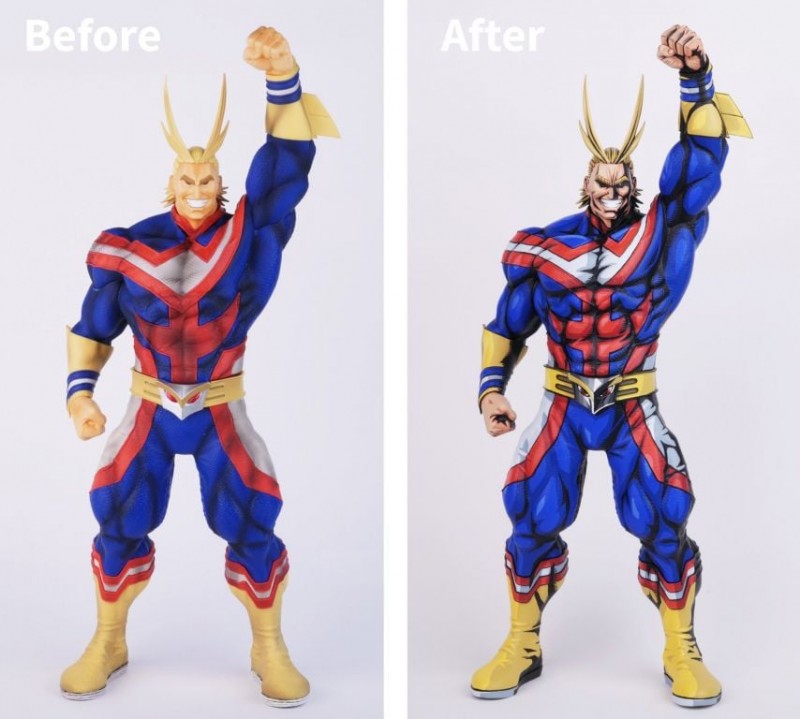 피규어 도색 장인